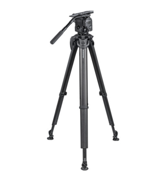OConnor 1040 Fluid Head and flowtech 100 Tripod System with Handle and Case