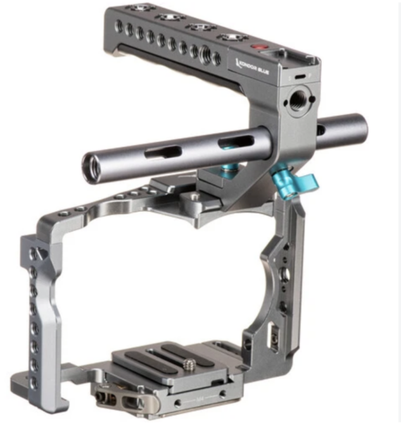Kondor Blue Full Camera Cage with Top Handle for Sony a1/a7 Series (Space Gray)